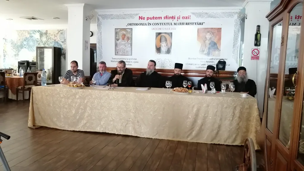Conferință organizată de Părinți nepomenitori și credincioși mărturisitori la Urziceni despre „marea resetare”