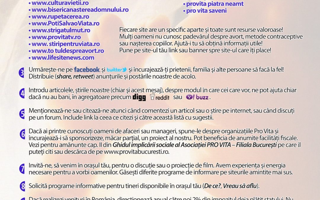 Apel Provita Iaşi pentru sprijin voluntar